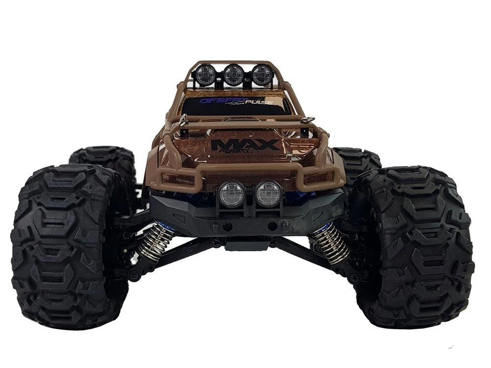 Lean Toys Visureigis su nuotolinio valdymo pultu 1:18, 35 km/h, rudas