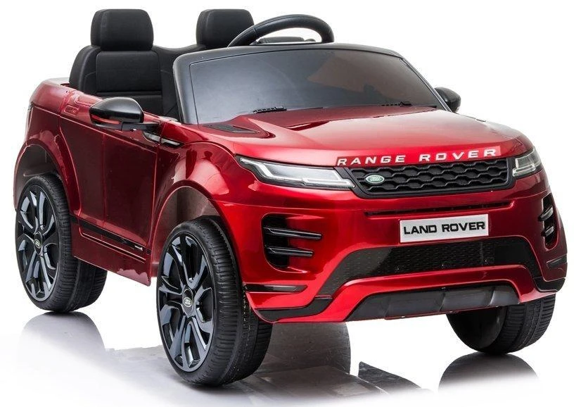 Lean Cars Dvivietis vaikiškas elektromobilis Lean Range Rover Evoque, raudonai dažytas