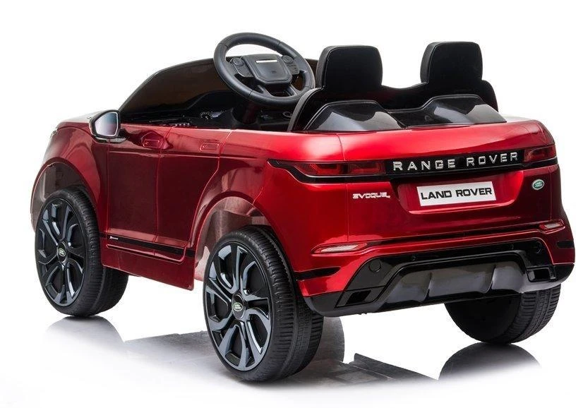 Lean Cars Dvivietis vaikiškas elektromobilis Lean Range Rover Evoque, raudonai dažytas