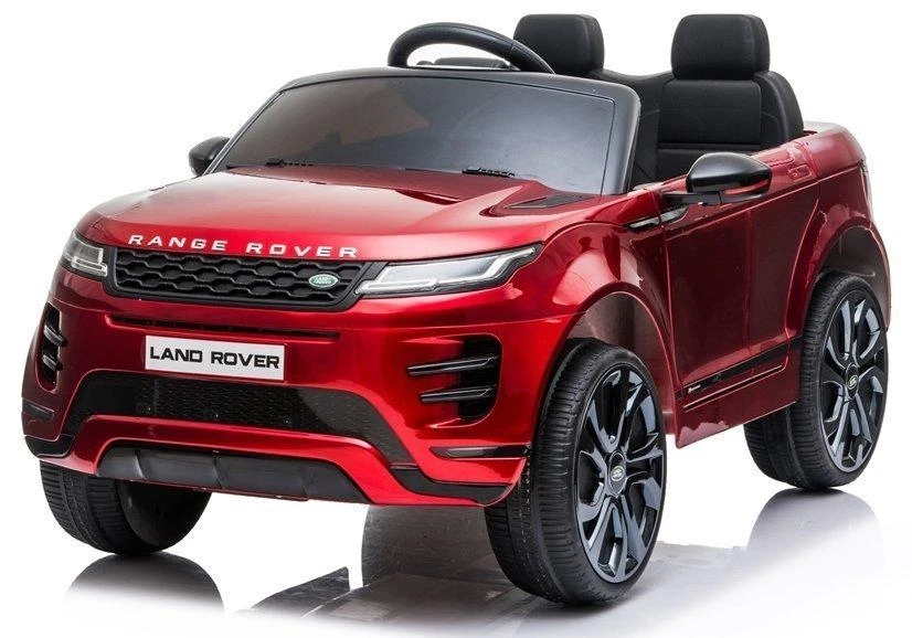 Lean Cars Dvivietis vaikiškas elektromobilis Lean Range Rover Evoque, raudonai dažytas