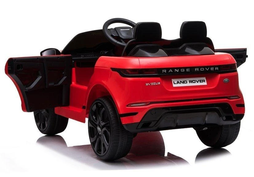 Lean Cars Dvivietis vaikiškas elektromobilis Lean Range Rover Evoque, raudonas