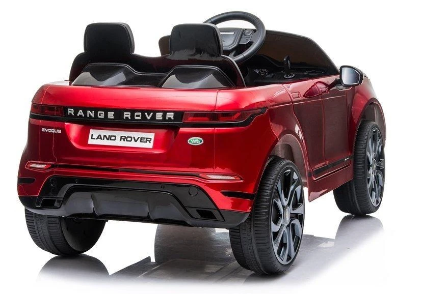 Lean Cars Dvivietis vaikiškas elektromobilis Lean Range Rover Evoque, raudonai dažytas