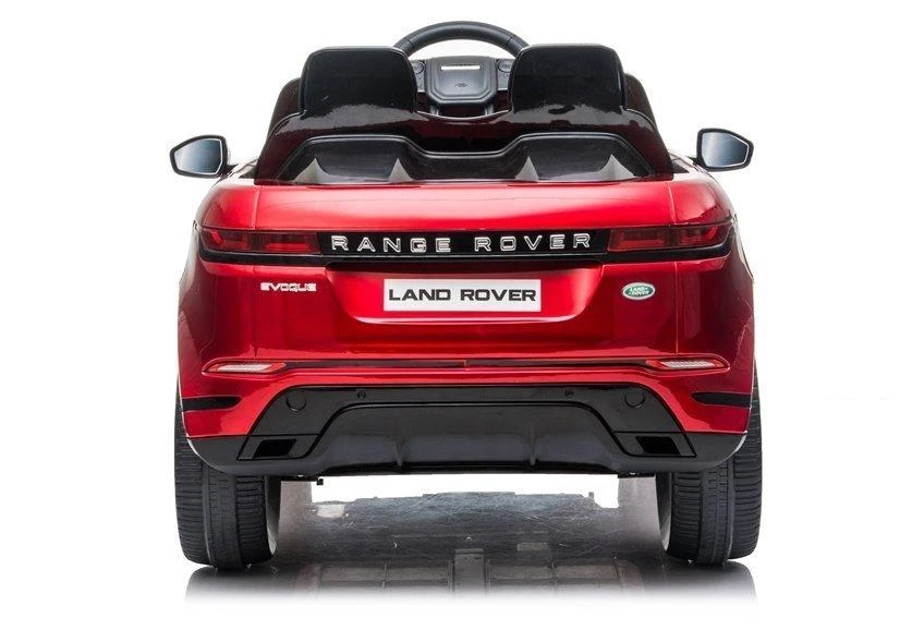 Lean Cars Dvivietis vaikiškas elektromobilis Lean Range Rover Evoque, raudonai dažytas