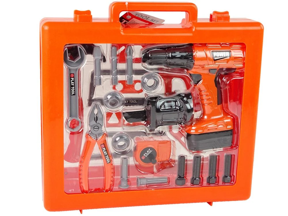 Lean Toys Vaikiškas įrankių rinkinys su gręžtuvu