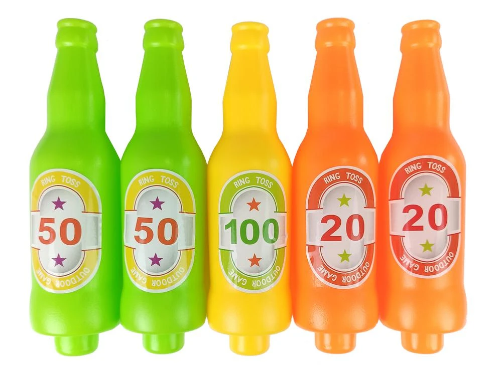 Lean Toys Spalvotas arkadinis žiedų metimo žaidimas