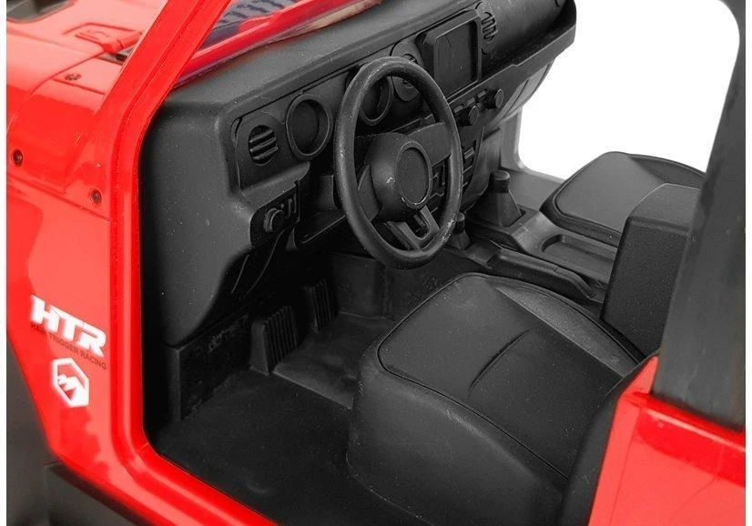 Lean Toys Džipas 4x4 su nuotolinio valdymo pultu 1:8, raudonas, 3 m.+