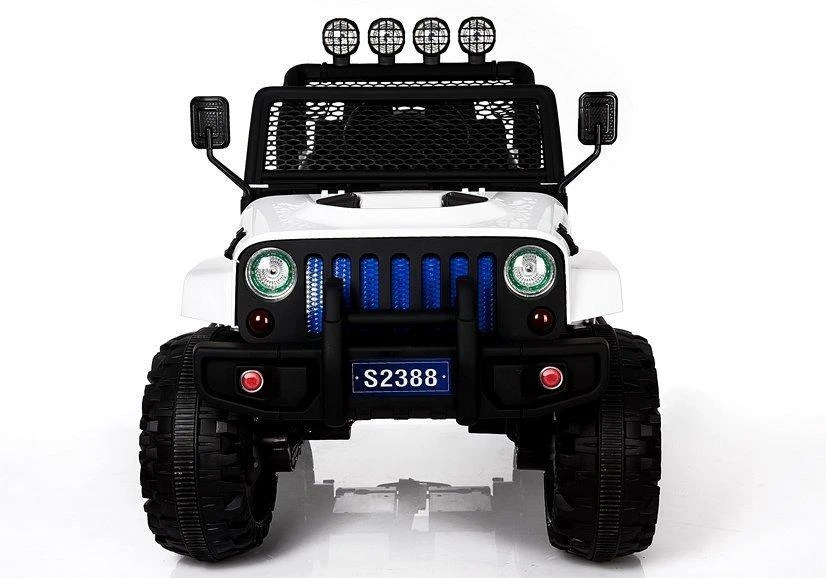 Lean Cars Elektrinis visureigis vaikams Jeep S2388, baltas