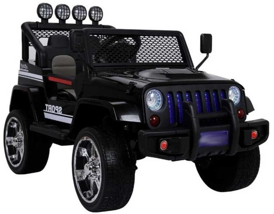 Lean Cars Elektrinis visureigis vaikams Jeep S2388, juodas