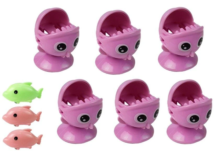 Lean Toys Šeimyninis žvejybinis žaidimas "Delfinų parkas", rožinis