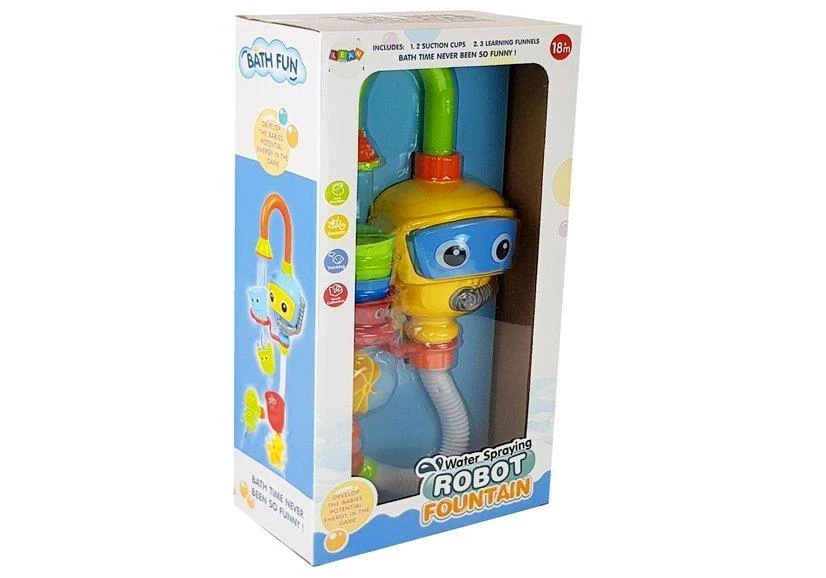 Vonios žaislas kūdikiui Lean Toys, robotai