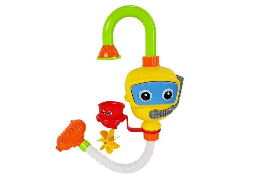 Vonios žaislas kūdikiui Lean Toys, robotai