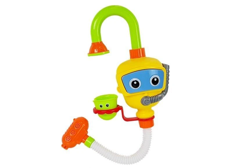 Vonios žaislas kūdikiui Lean Toys, robotai