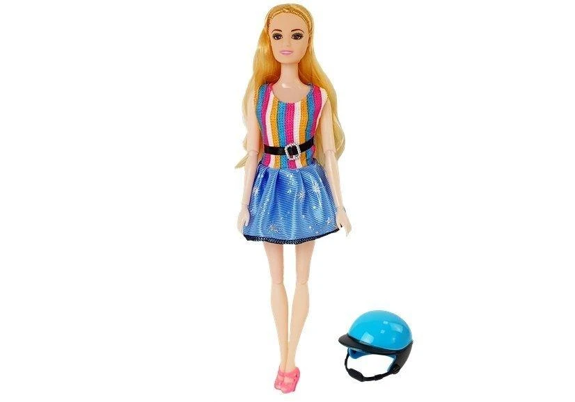 Lean Toys Lėlė su motoroleriu LeanToys