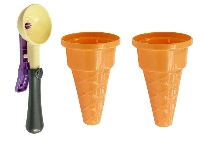Lean Toys Žaislų rinkinys saldumynų vakarėliui su tortu ir ledais