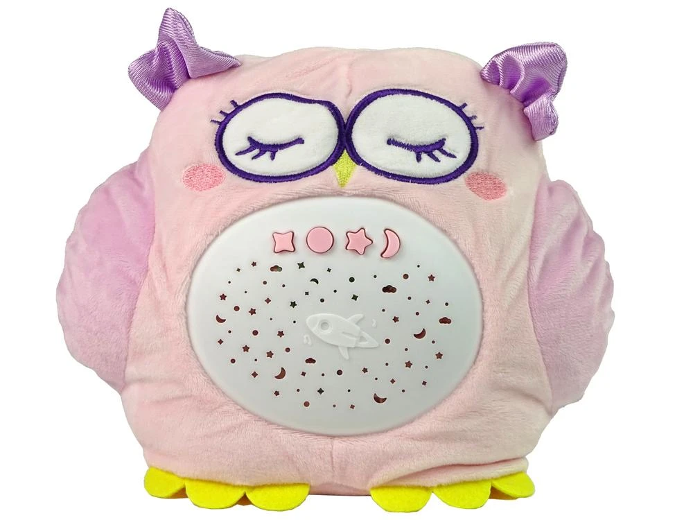 Migdukas pelėda skleidžianti melodijas Lean toys, rožinė