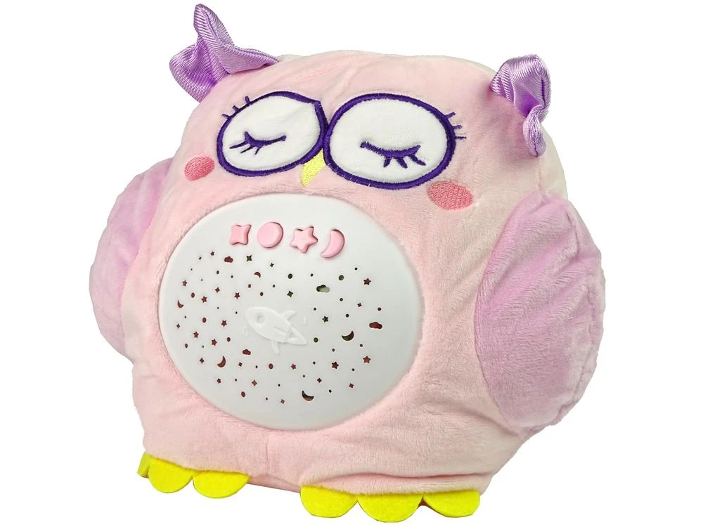 Migdukas pelėda skleidžianti melodijas Lean toys, rožinė