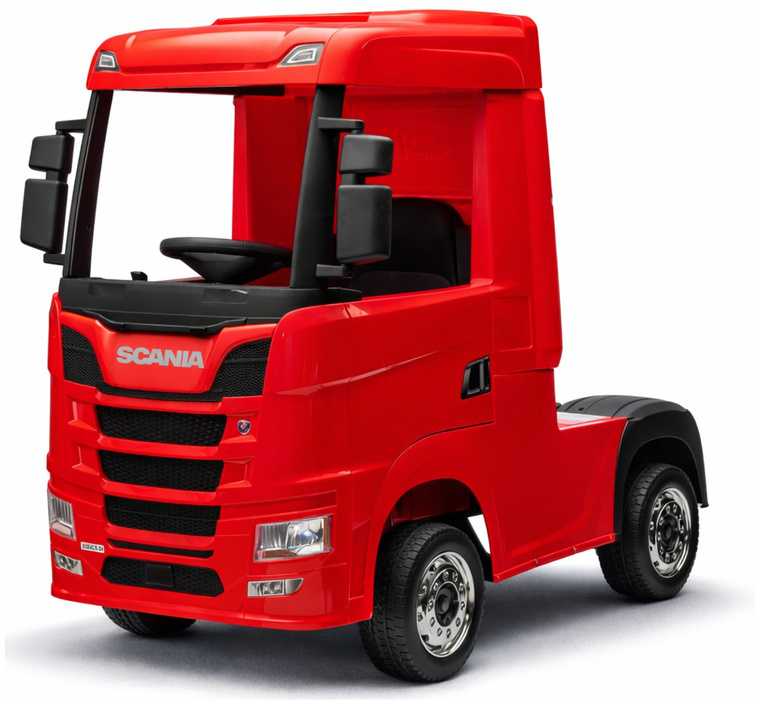 Lean Cars Akumuliatorinis automobilis vaikams Scania 500R HL698 Raudonas 4x4