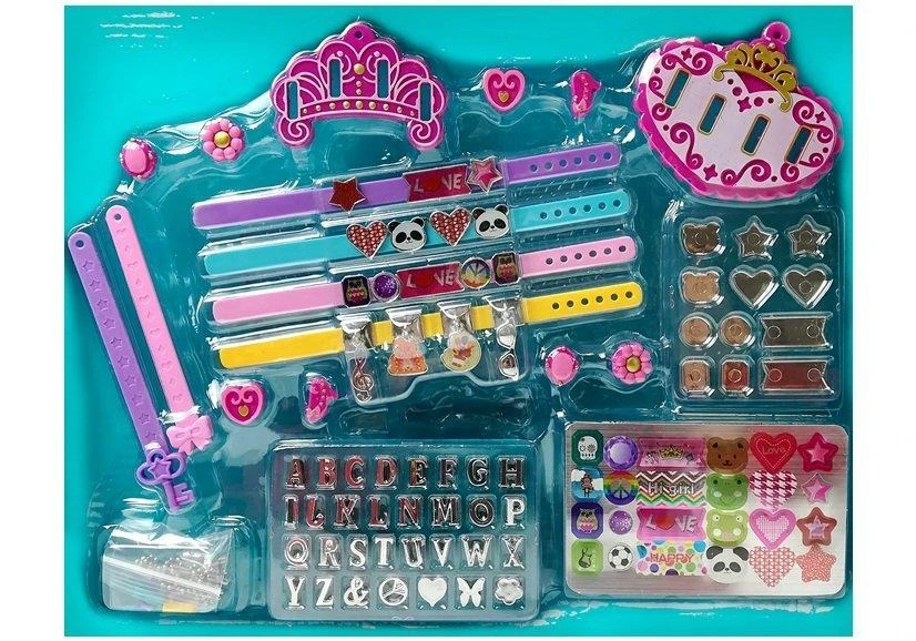 Kūrybinis papuošalų gamybos rinkinys vaikams Lean Toys
