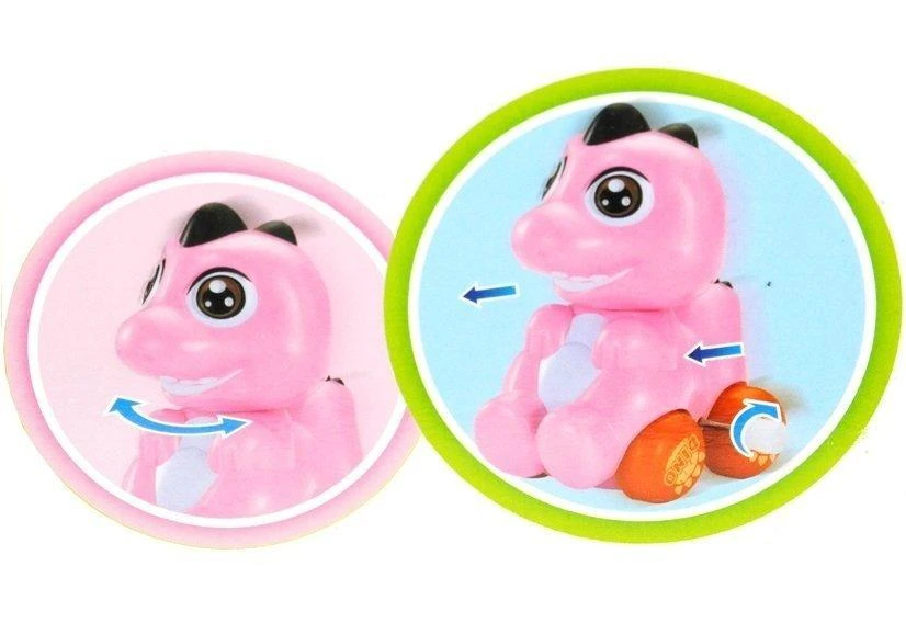 Lean Toys Spalvingas dinozauras kiaušinyje