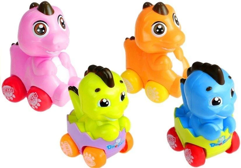 Lean Toys Spalvingas dinozauras kiaušinyje