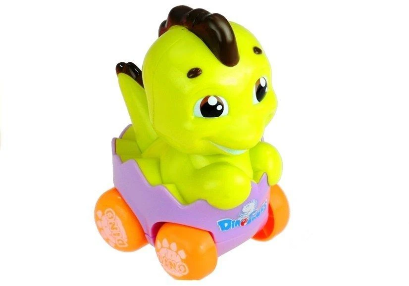 Lean Toys Spalvingas dinozauras kiaušinyje