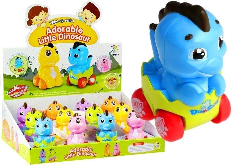 Lean Toys Spalvingas dinozauras kiaušinyje