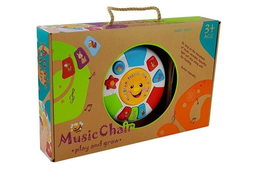 Mokomasis mažylio stalas Lean Toys su garsais ir pianinu