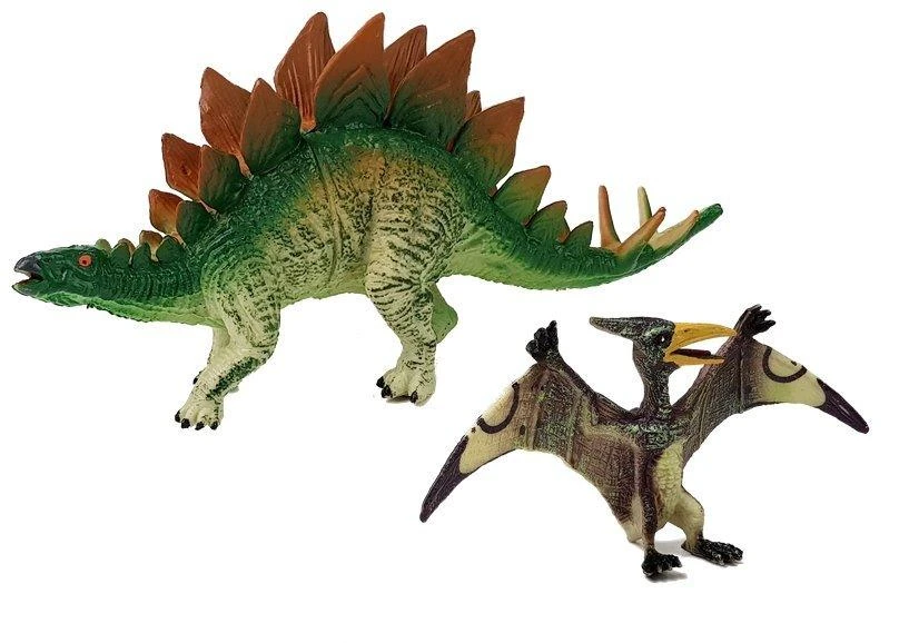 Lean Toys Dinozaurų figūrėlių rinkinys: Stegosaurus, Pteranodon LeanToys
