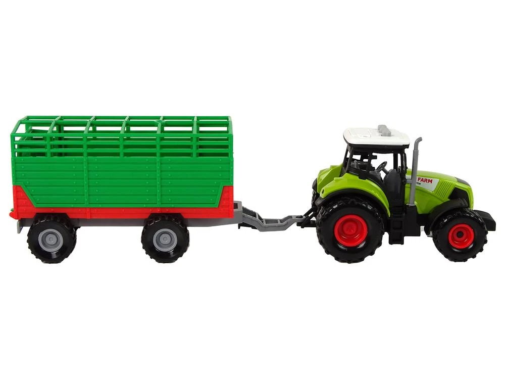 Lean Toys Traktorius su priekaba LeanToys