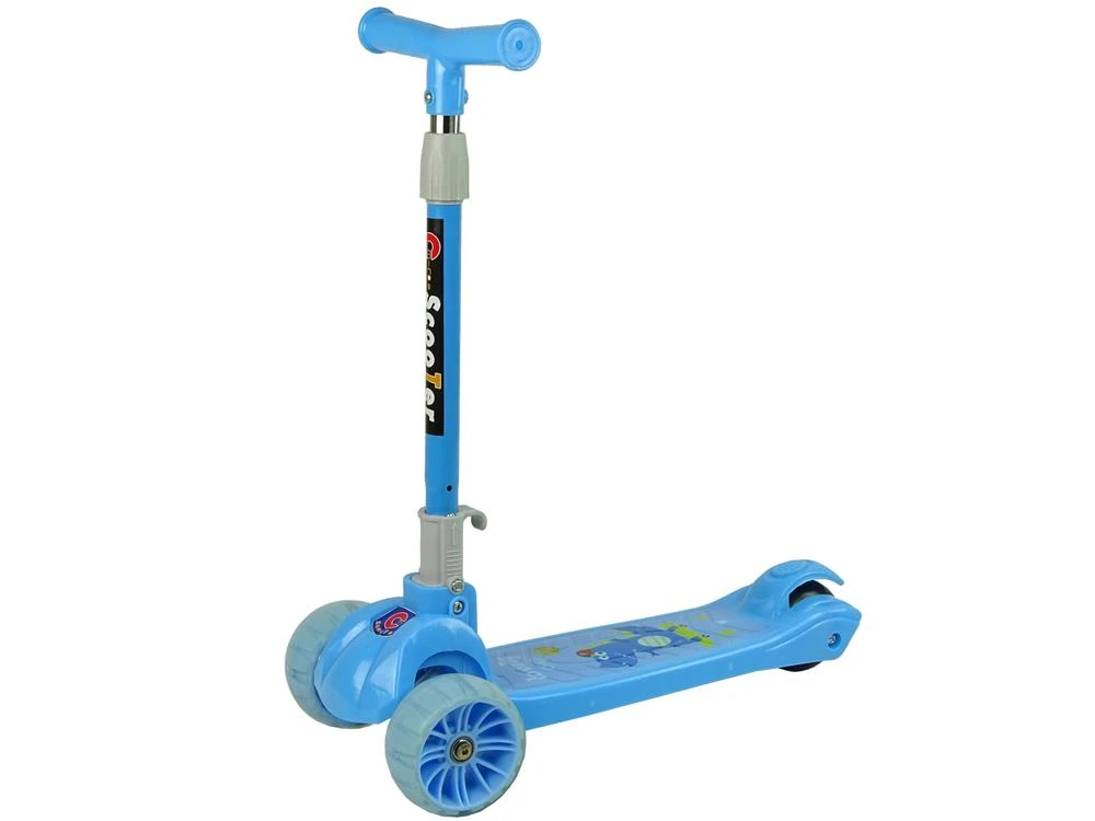 Lean Toys Triratis paspirtukas Crocodile, šviesos efektai