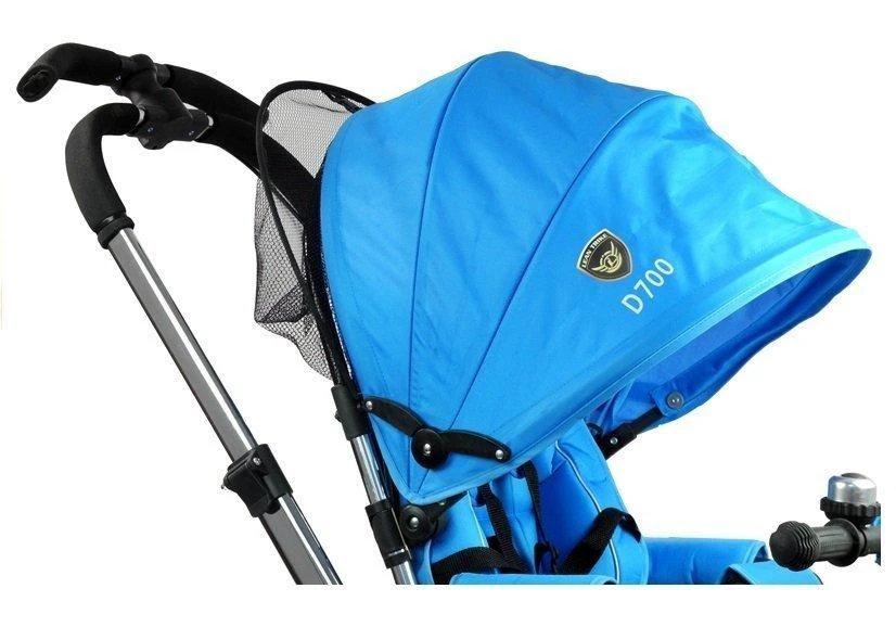 Lean Toys Triratis dviratis PRO700 - mėlynas