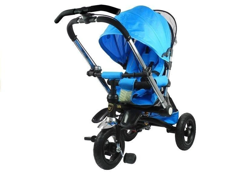 Lean Toys Triratis dviratis PRO700 - mėlynas