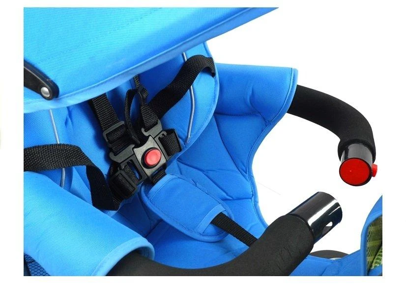 Lean Toys Triratis dviratis PRO700 - mėlynas
