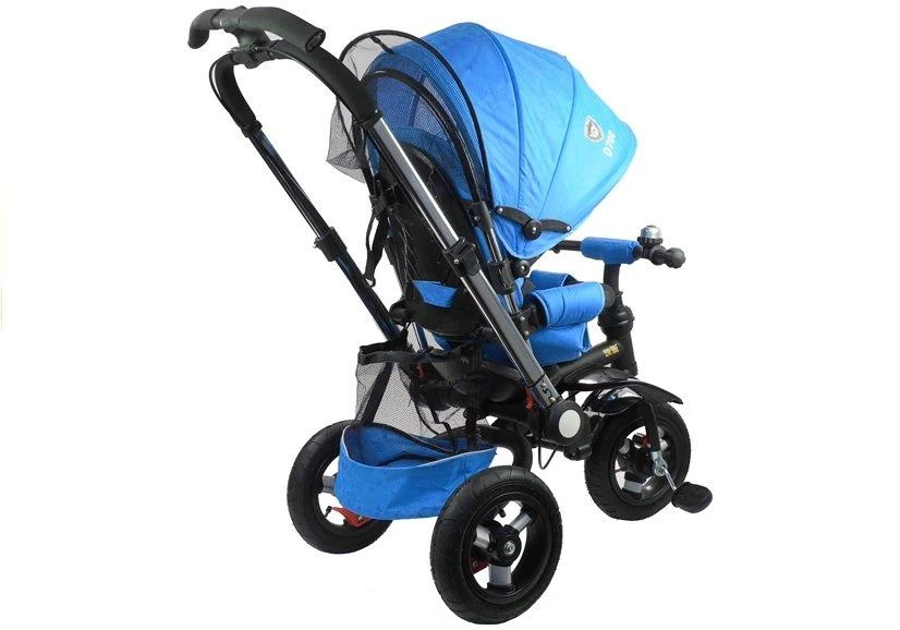Lean Toys Triratis dviratis PRO700 - mėlynas