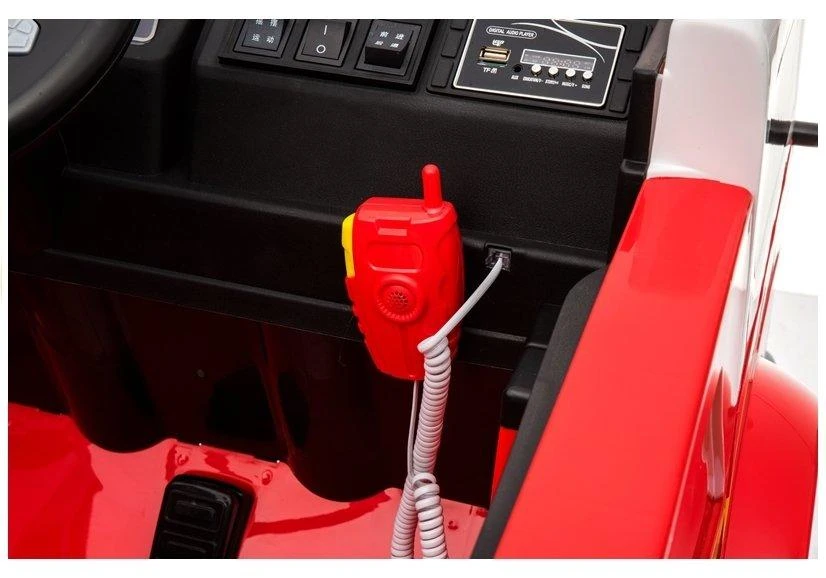 Lean Cars Dvivietis gaisrinės elektromobilis vaikams