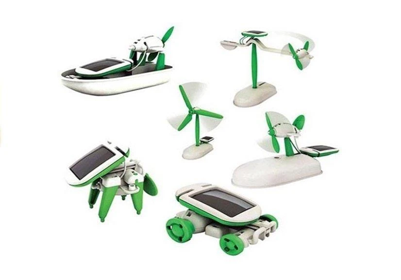 Lean Toys Mokomasis saulės roboto rinkinys, 6in1