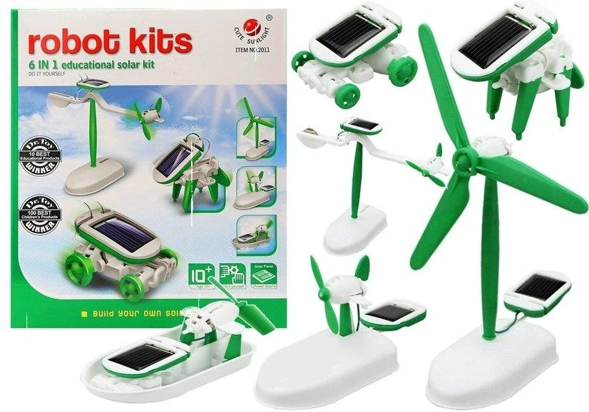 Lean Toys Mokomasis saulės roboto rinkinys, 6in1