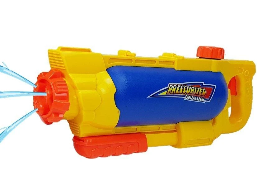 Lean Toys Vandens pistoletas 1450 ml, geltonai mėlynas