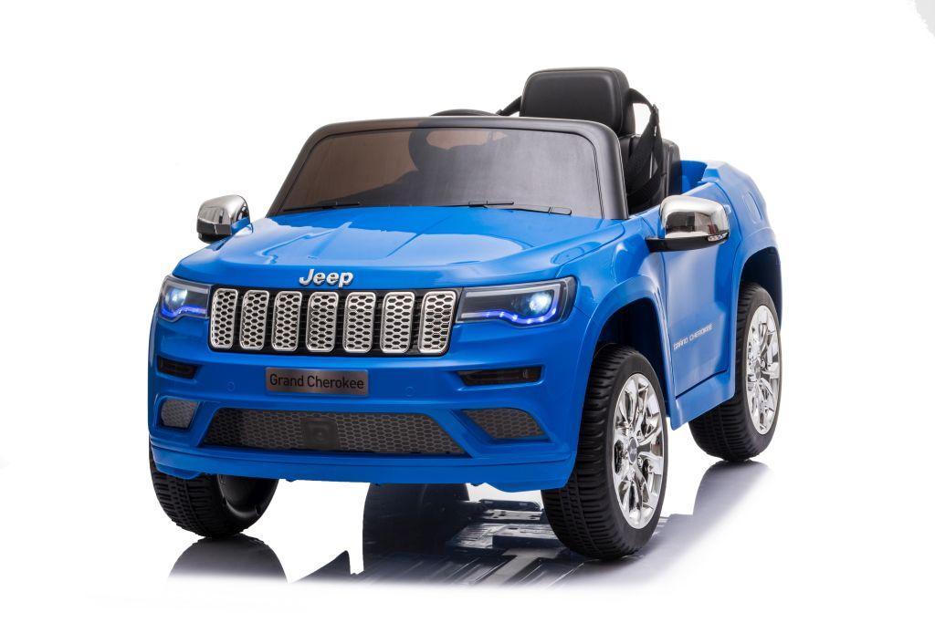 Lean Cars Vienvietis elektromobilis vaikams Jeep Grand Cherokee JJ2055, mėlynas