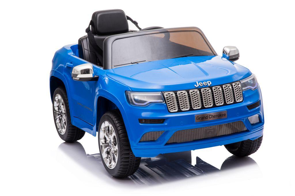 Lean Cars Vienvietis elektromobilis vaikams Jeep Grand Cherokee JJ2055, mėlynas