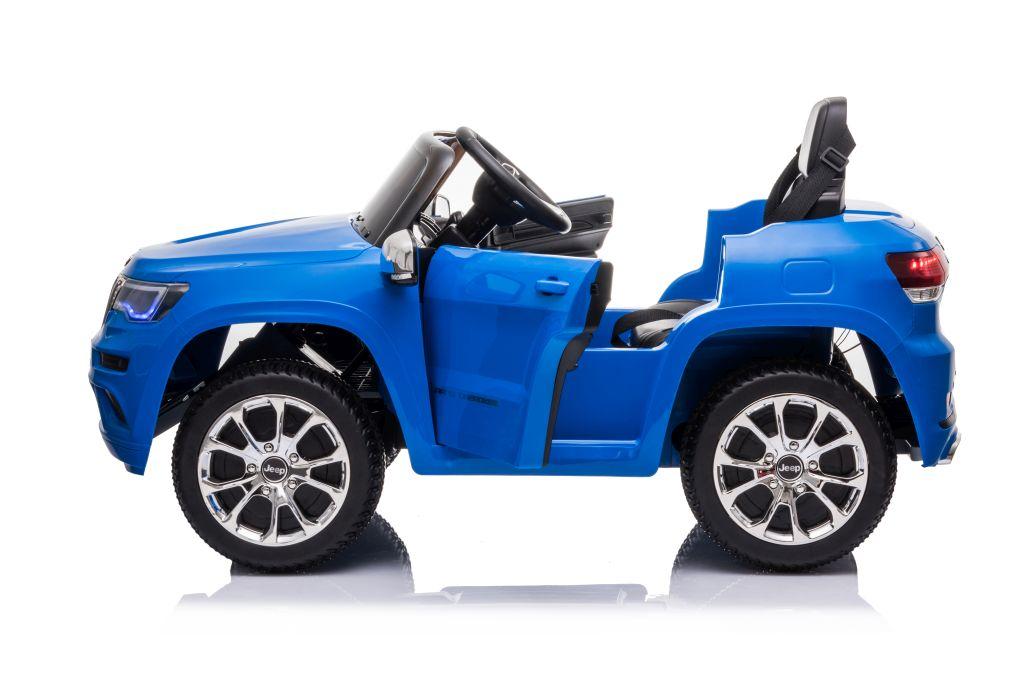 Lean Cars Vienvietis elektromobilis vaikams Jeep Grand Cherokee JJ2055, mėlynas