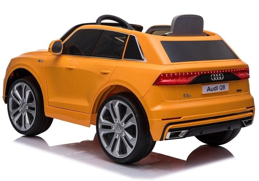Lean Cars Elektromobilis vaikams Audi Q8 JJ2066, geltonas lakuotas