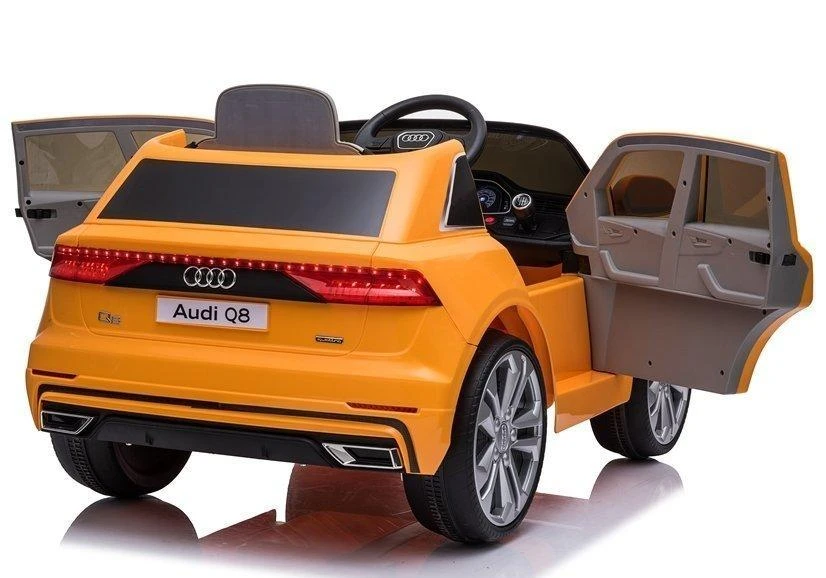 Lean Cars Elektromobilis vaikams Audi Q8 JJ2066, geltonas lakuotas