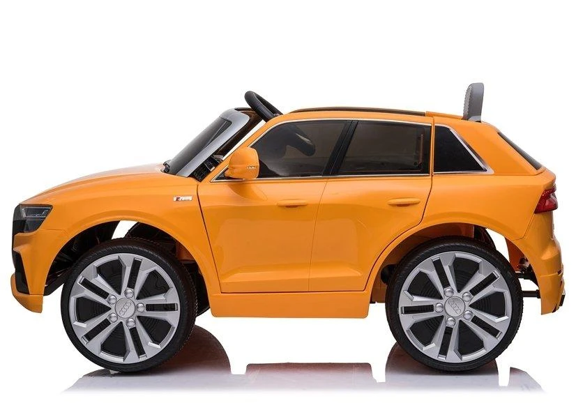 Lean Cars Elektromobilis vaikams Audi Q8 JJ2066, geltonas lakuotas