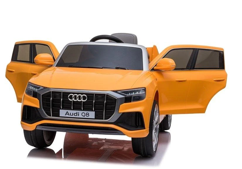 Lean Cars Elektromobilis vaikams Audi Q8 JJ2066, geltonas lakuotas