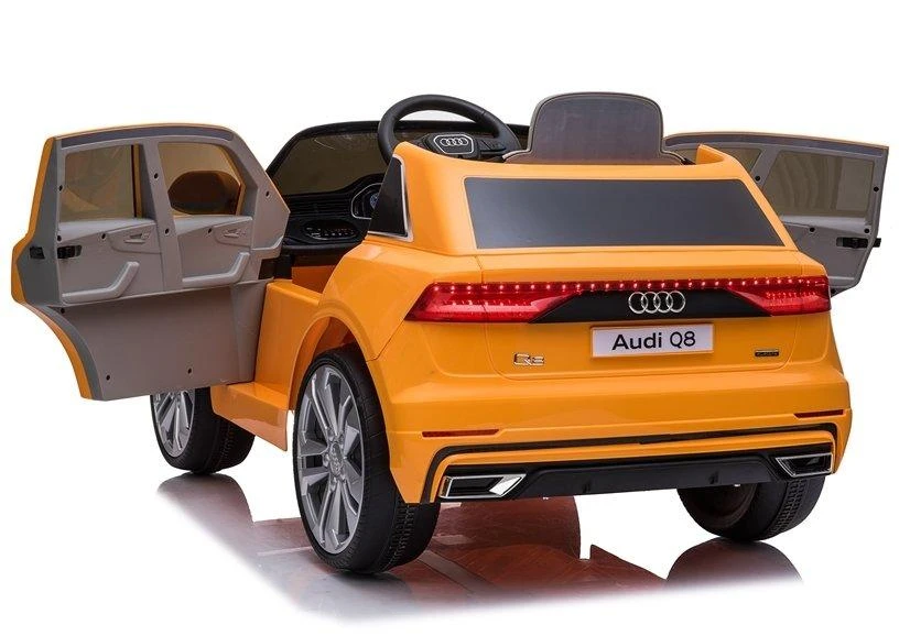 Lean Cars Elektromobilis vaikams Audi Q8 JJ2066, geltonas lakuotas