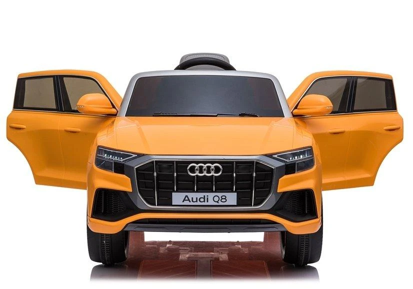 Lean Cars Elektromobilis vaikams Audi Q8 JJ2066, geltonas lakuotas