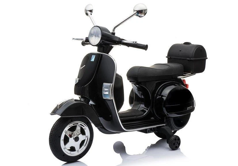 Lean Cars Elektrinis vaikų paspirtukas Vespa - juodas