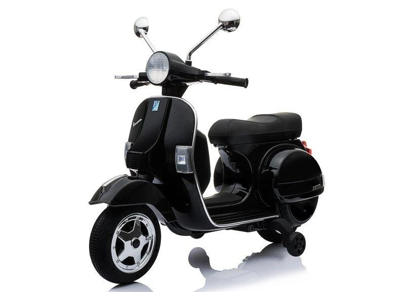 Lean Cars Elektrinis vaikų paspirtukas Vespa - juodas