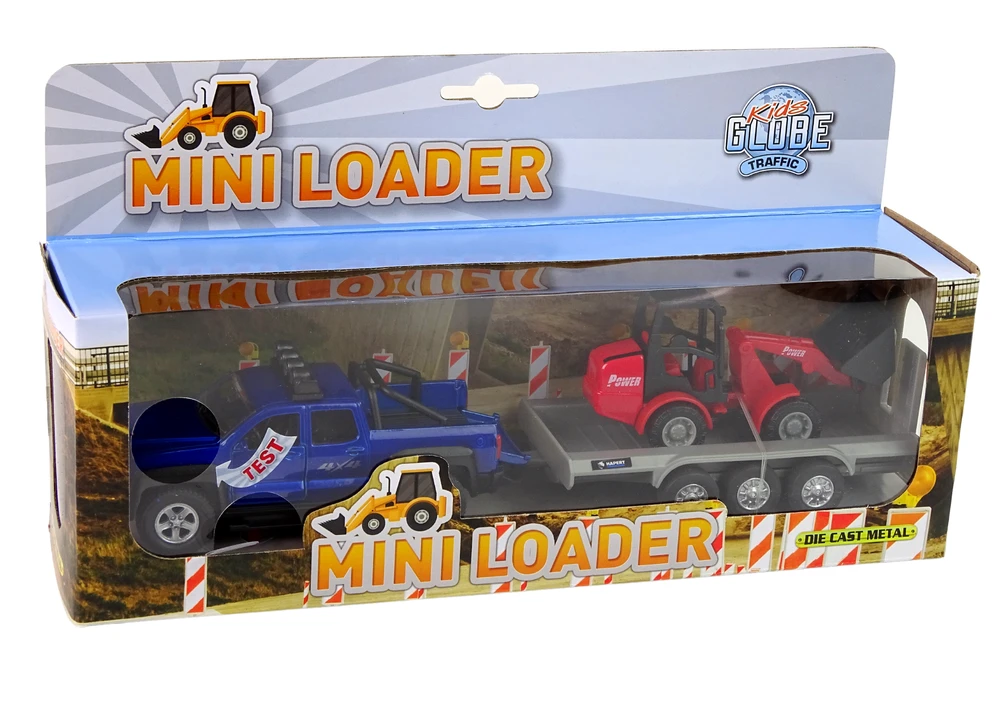 Lean Cars Hipo Auto metalas su priekaba 30cm dėžutėje (510207)